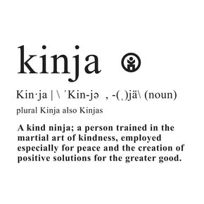 Do The Kinja cover art: definition of word kinja, kind ninja